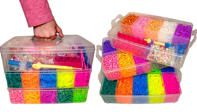 ᐉ Набір для плетіння браслетів з резинок Fashion Loom Bands set 3