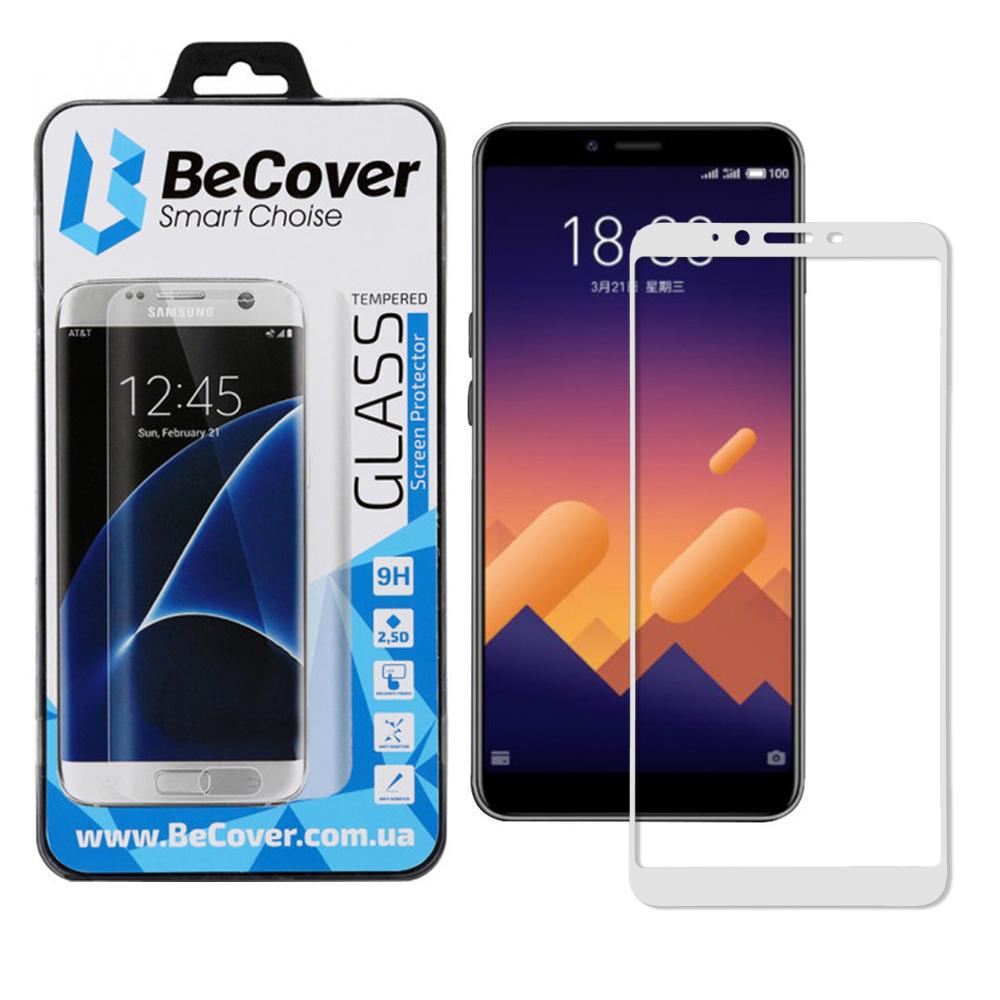 Защитное стекло BeCover для Meizu E3 White (702437) - фото 6