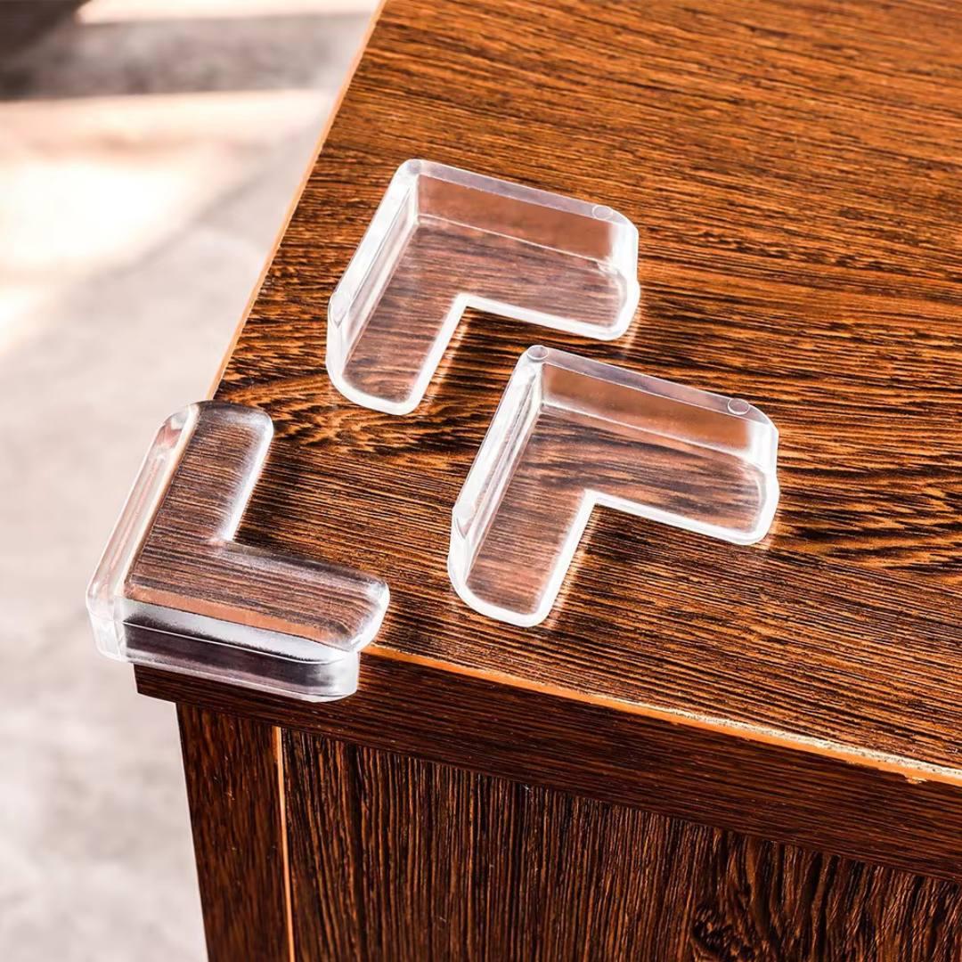 Набор защитных накладок на углы мебели Bodasan детская защита от ударов 4 шт. Прозрачный (BCP02-L)