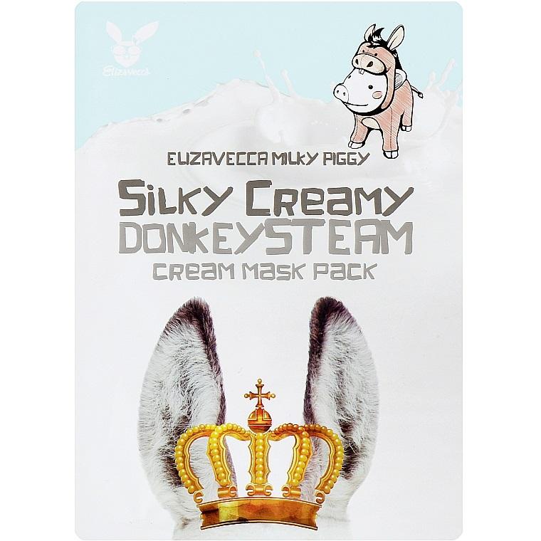 Маска тканинна Elizavecca Silky Creamy Donkey Steam Cream з паровим кремом 25 мл (690_1558)