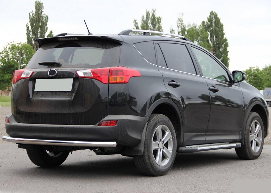 Задняя дуга AK002 CAN для Toyota Rav 4 2013-2018 гг. нержавеющая сталь Хром