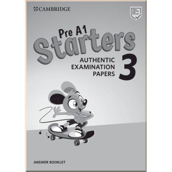 Книга Cambridge University Press "Cambridge English Starters 3 for Revised Exam from 2018 Answer Booklet" (ISBN:9781108465175)