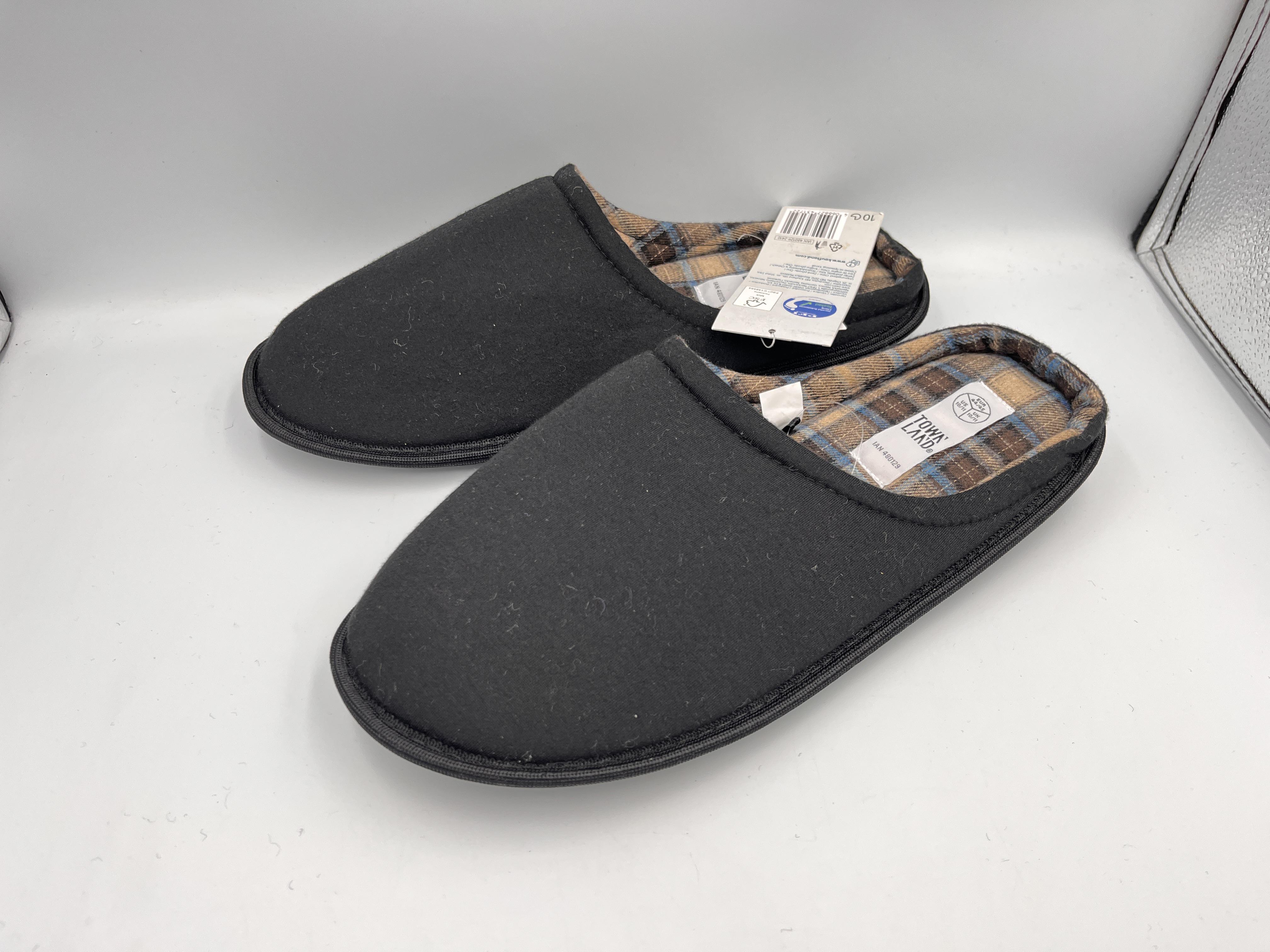 Тапки Town Land Hausschuhe/Slippers р. 44 29 см Чорний (IAN 480129-2410 00-00001549) Тапки Town Land Hausschuhe/Slippers р. 44 29 см Чорний (IAN 480129-2410 00-00001549)