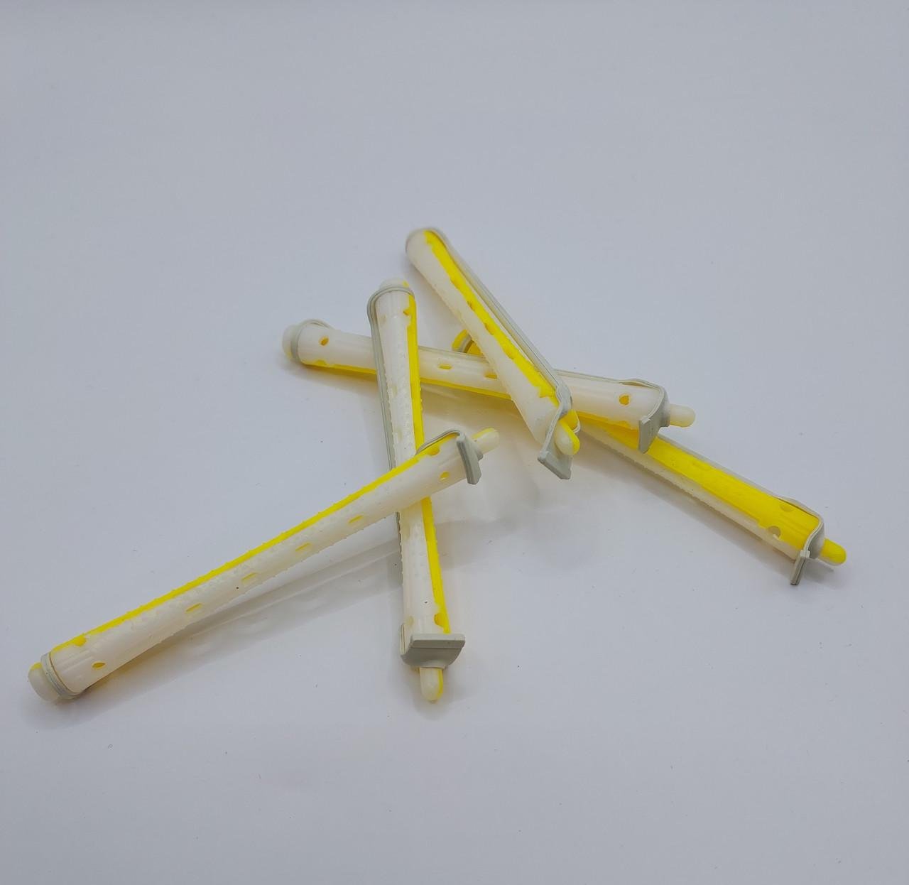 Бігуді-коклюші для хімічної завивки ДенІС professional 6,5х91 мм 10 шт. Кольорові (1453071736)