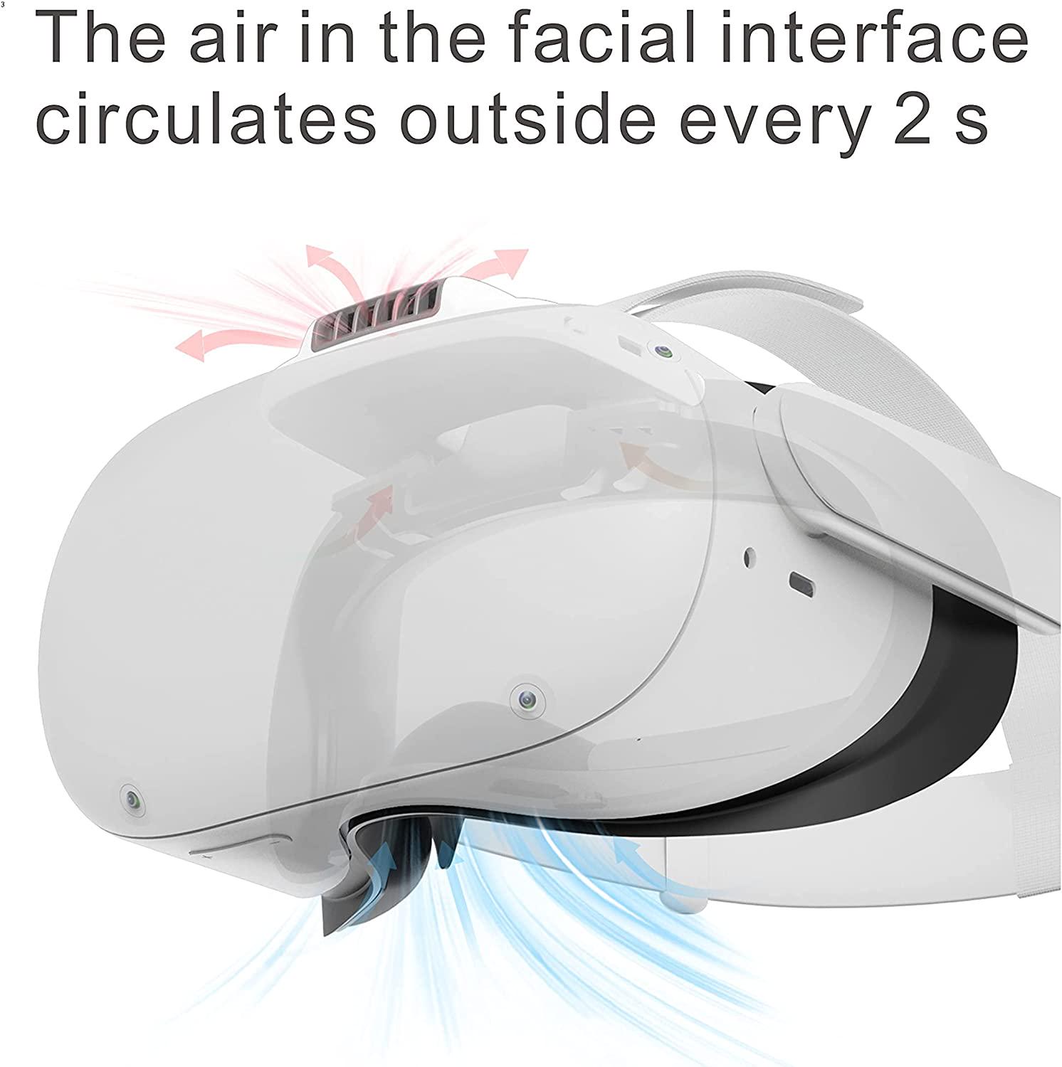 Маска вентилируемая для Oculus Quest 2-BOBOVR F2 (ACS-VMFQ2BBVR) - фото 3