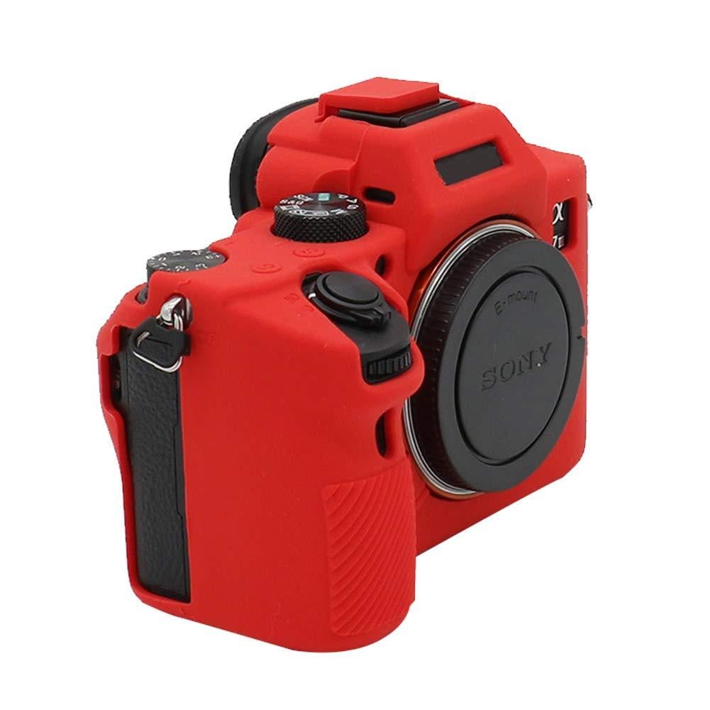 Чехол защитный силиконовый для фотоаппаратов Sony A7 III A7r III A7s III A9 Красный
