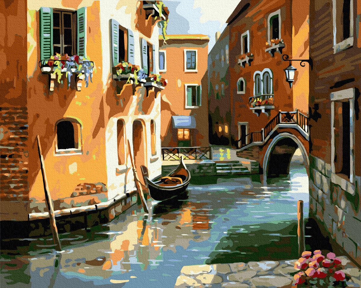 Картина по номерам Brushme Венецианский канал 40х50 см (GX4804)