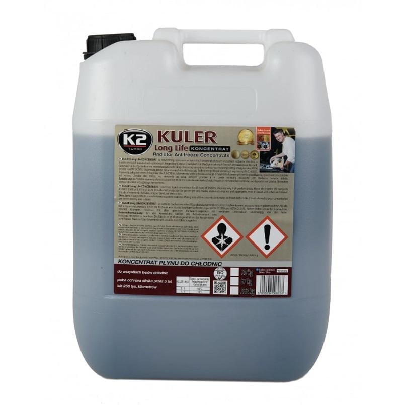 Антифриз K2 Kuler Long Life G11 блакитний концентрат 20кг