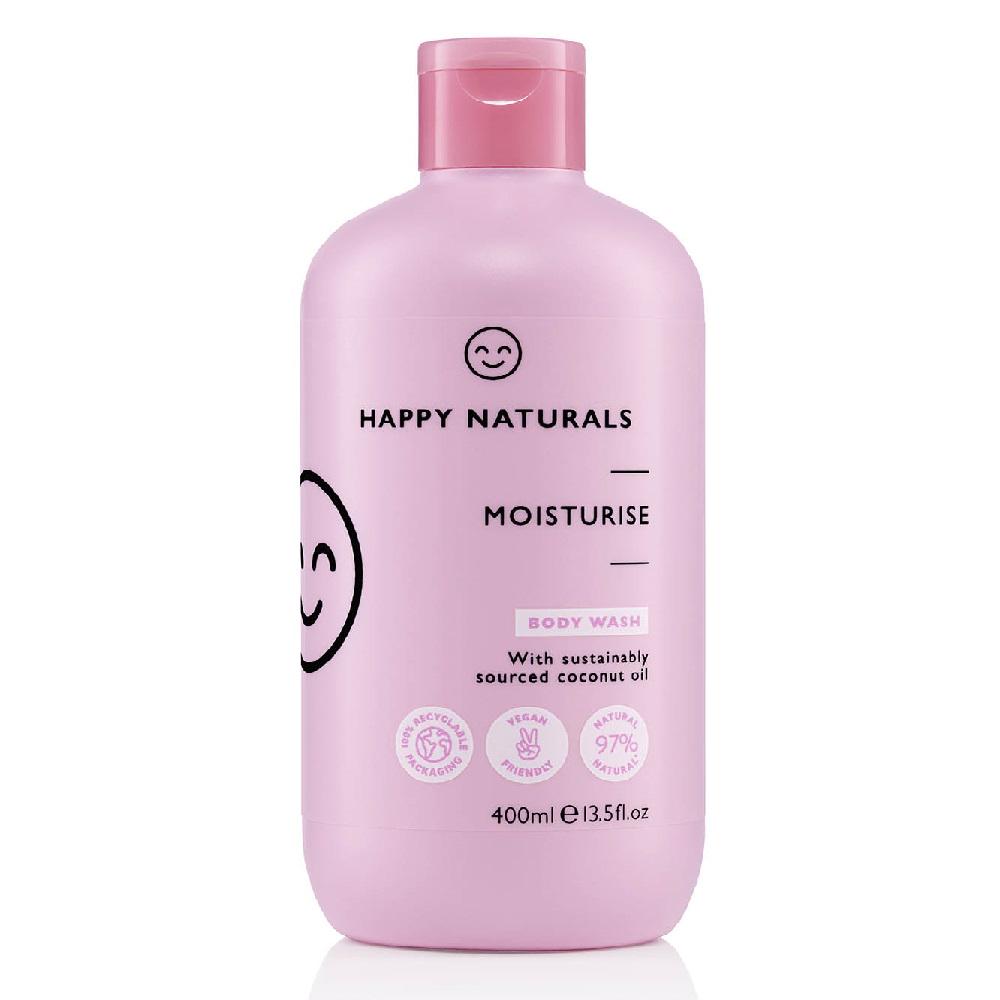 Гель для душа Happy Naturals Moisturising 400 мл (5060528326681)