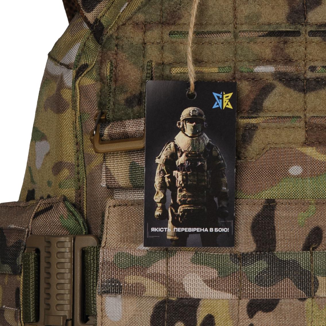 Плитоноска женская Warmor gen3 FL for Ladies Без подсумков С быстрым боковым и верхним сбросом без плит Мультикам - фото 10