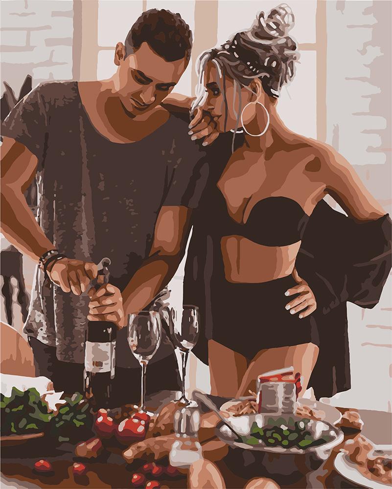 Картина по номерам Идейка Страстное утро 40х50 см (KH4667)