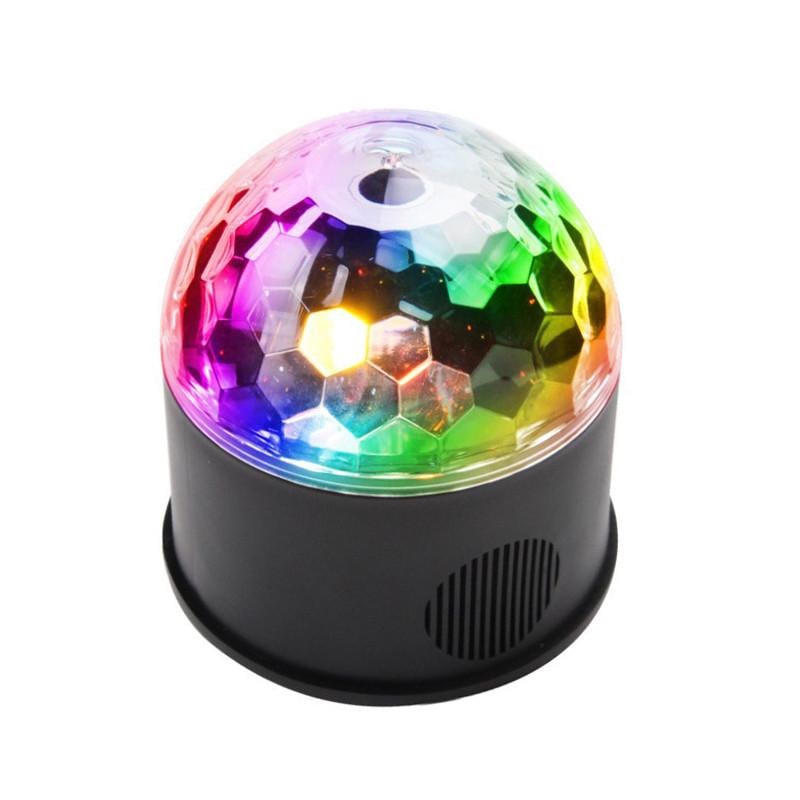 Диско шар хрустальный EKOOT M-M09 MINI LED Bluetooth 9 цветов (5206-15725)