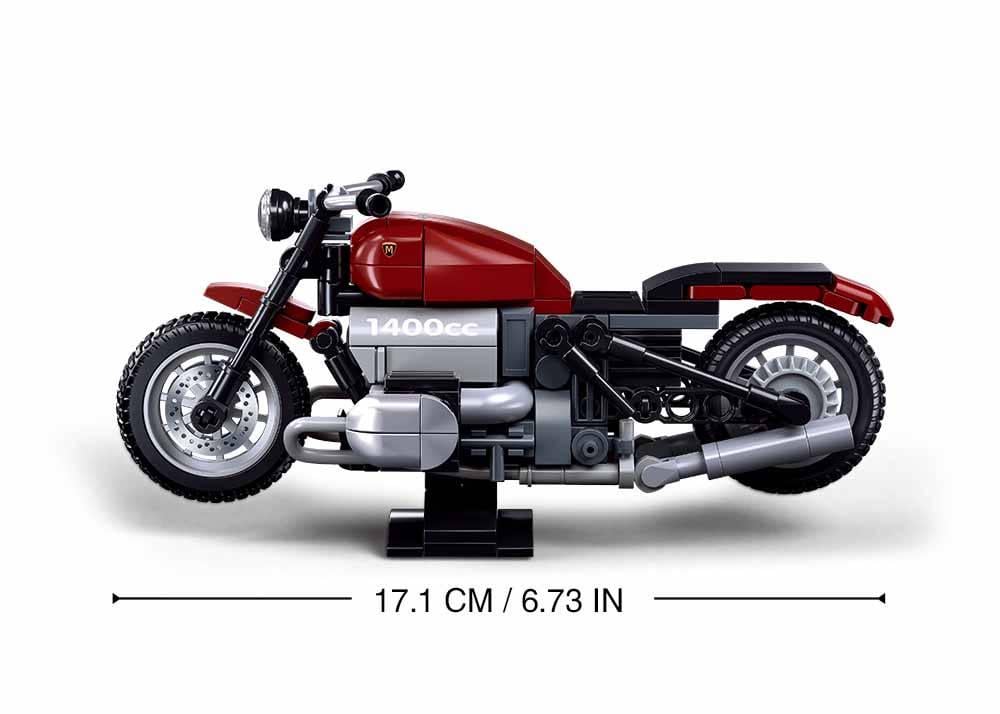 Конструктор Sluban M38-B1131 Мотоцикл R18MS 222 детали - фото 3