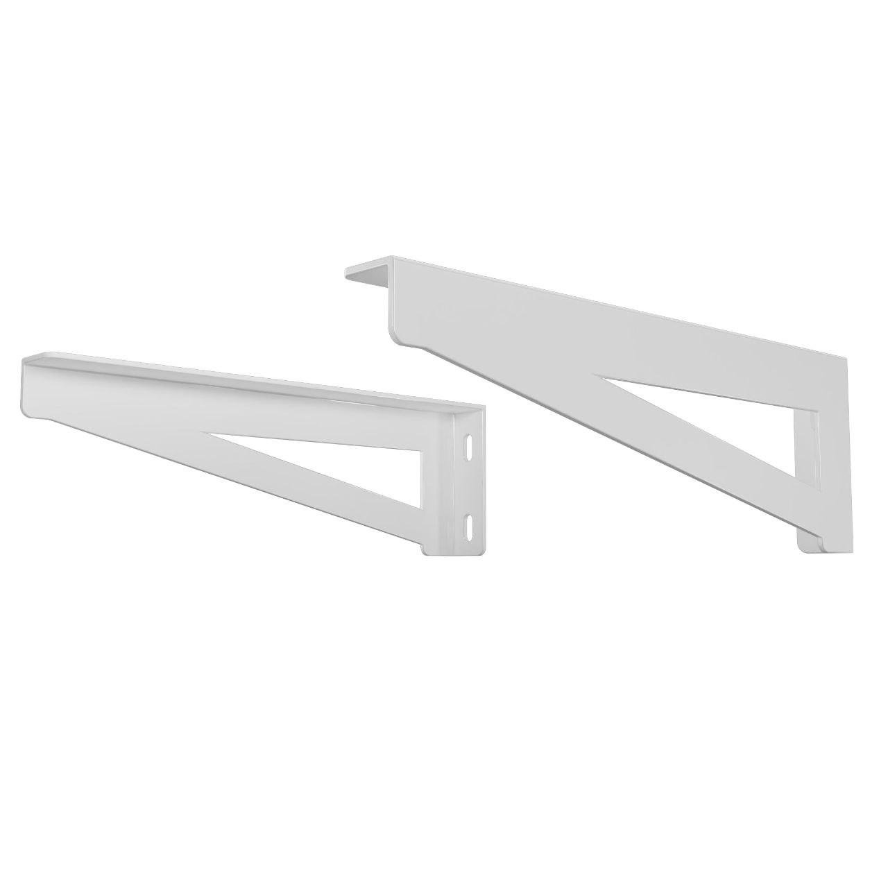 Кронштейни сталеві для мийок з керамограніту 450х150 мм 2 шт. Білий (2574908525/К1306)
