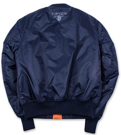 Бомбер Top Gun MA-1 Nylon Bomber Jacket with patches M Navy (TGJ1540PNVM) - фото 2