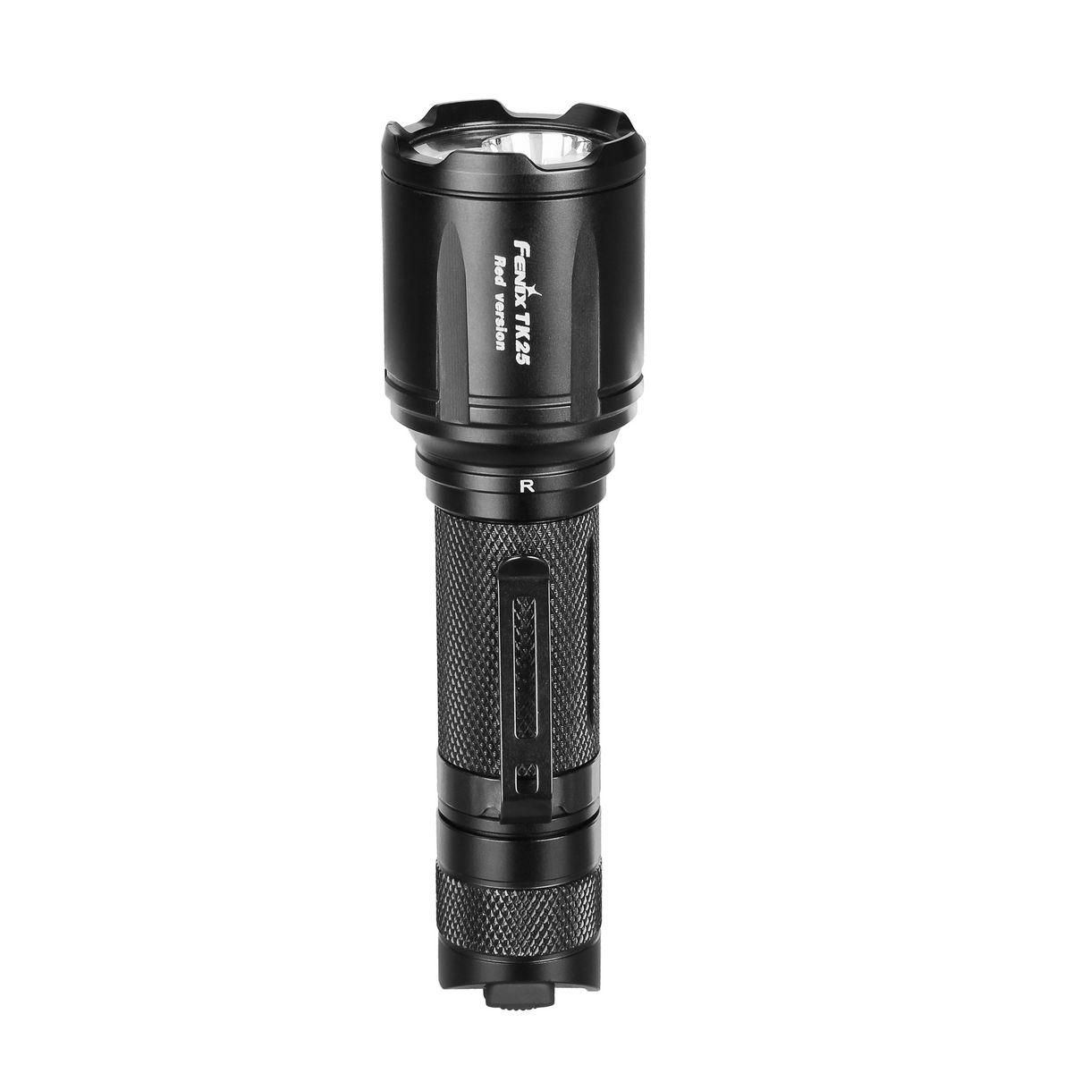 Фонарь ручной Fenix TK25 Red 1000 лм 225 м Белый и красный свет Черный - фото 3 Фонарь ручной Fenix TK25 Red 1000 лм 225 м Белый и красный свет Черный - фото 3