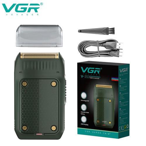 Електробритва-шейвер VGR V-353 для сухого/вологого гоління Waterproof Green (2271720472) - фото 4