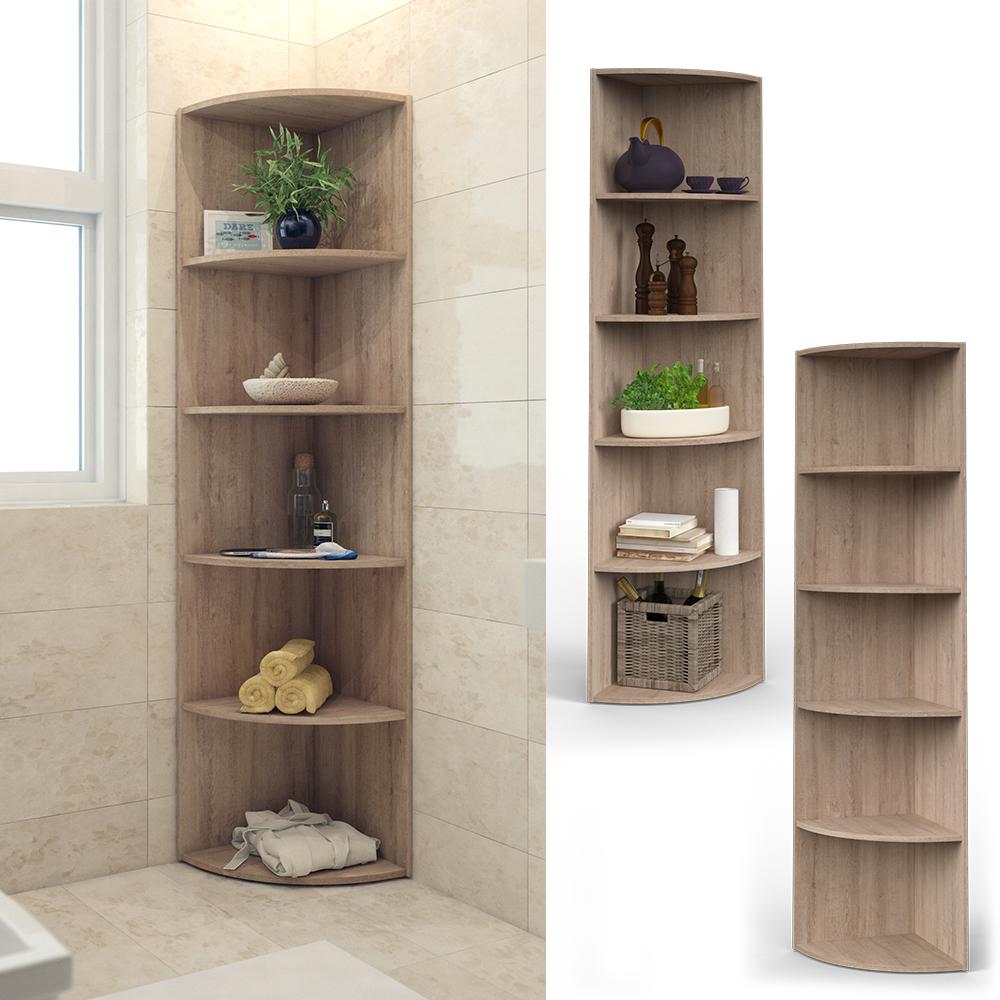 Полка угловая 40x180 5 ячеек Vicco Ecki Сонома - фото 7 Полка угловая 40x180 5 ячеек Vicco Ecki Сонома - фото 7