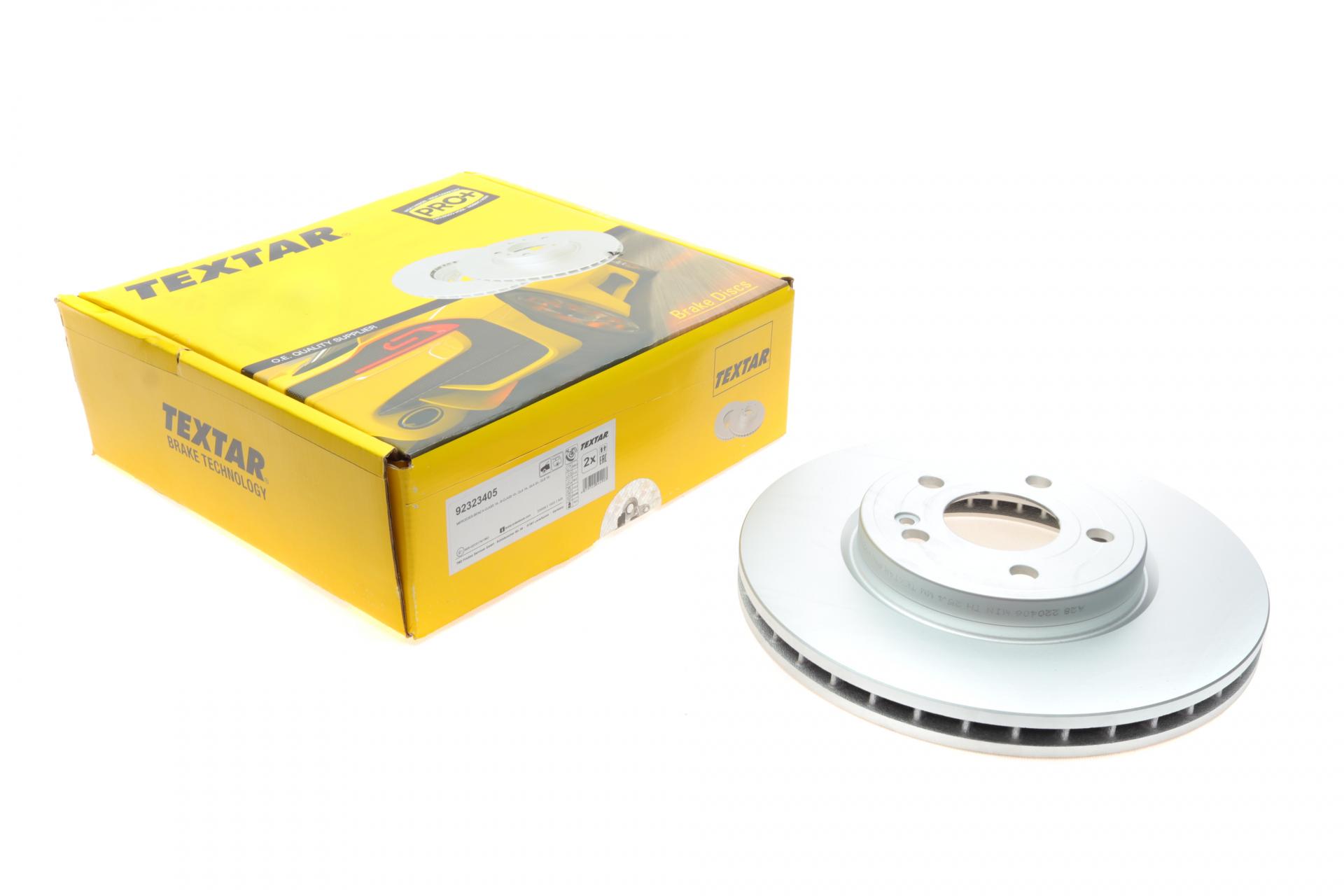 Тормозной диск передний TEXTAR для Mercedes A-class W177/B-class W247/EQA/GLA/GLB 18-PRO+ 305x28 мм (92323405)
