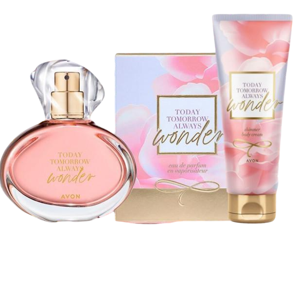 Набор женский парфюмированный Avon TTA Wonder 2в1 аромат 50 мл/парфюмированный крем для тела 125 мл (AV98057)