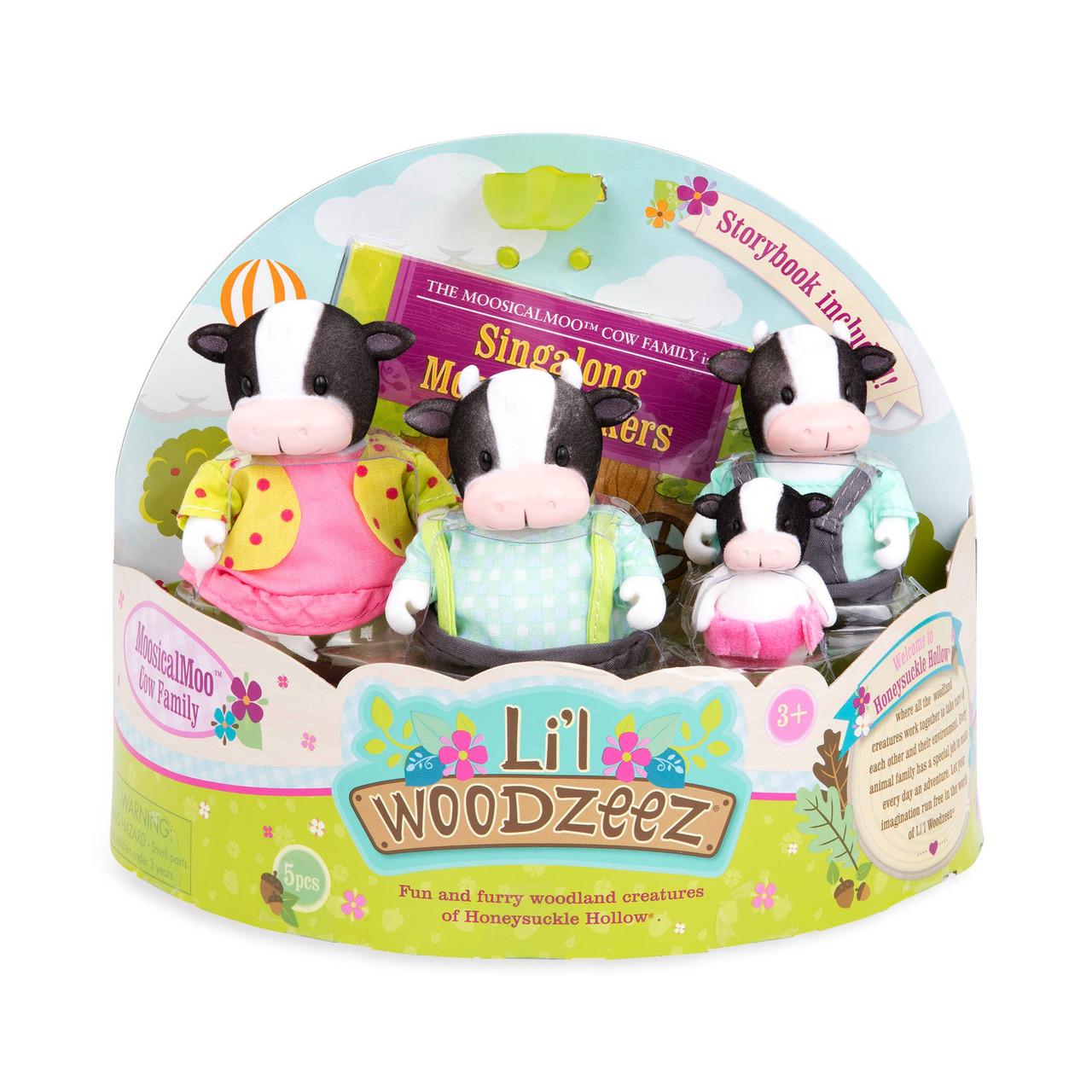 Набор фигурок игровой Li`l Woodzeez Семья Коровок (iz15561)