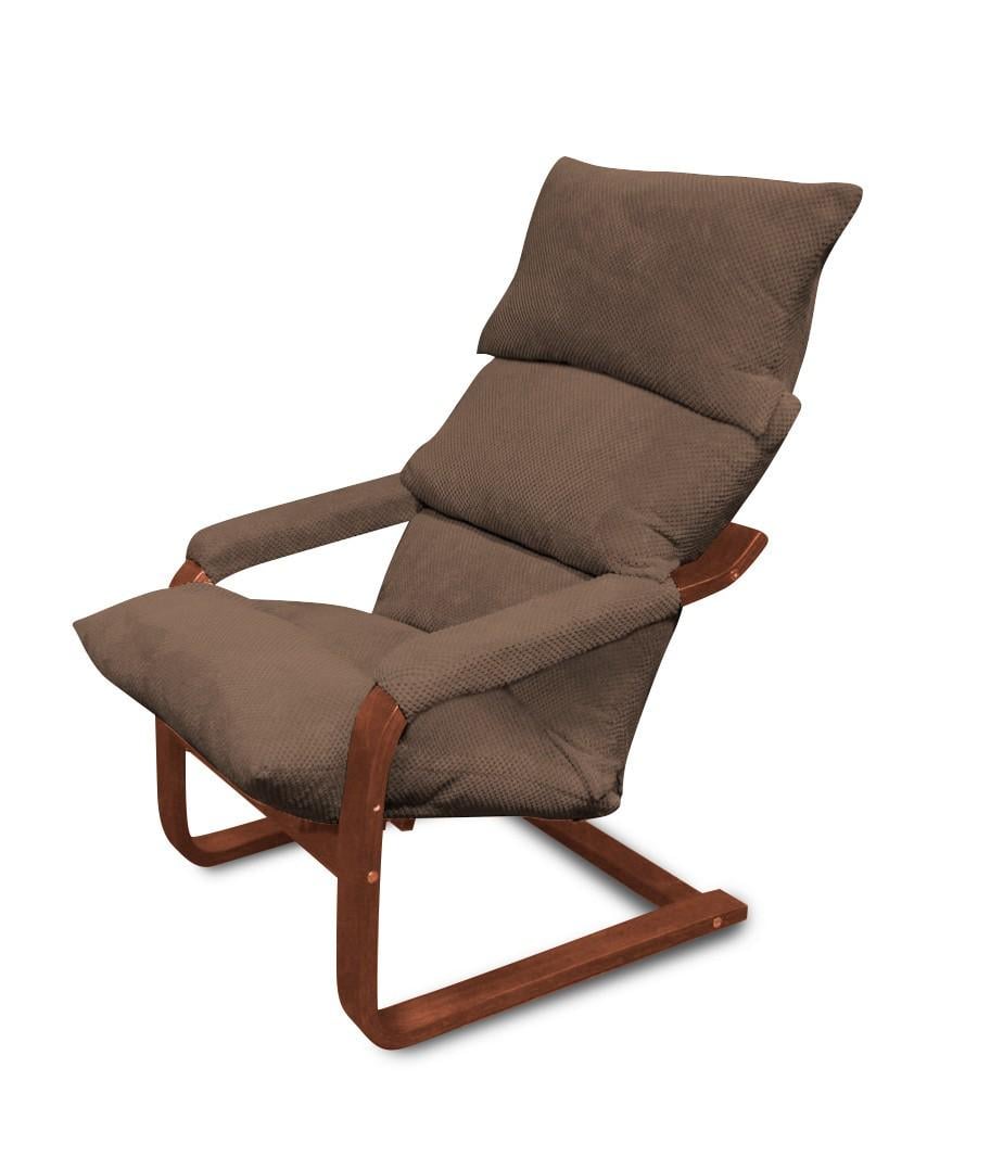 Мягкое кресло трансформер Trone4you Шоколад/Орех