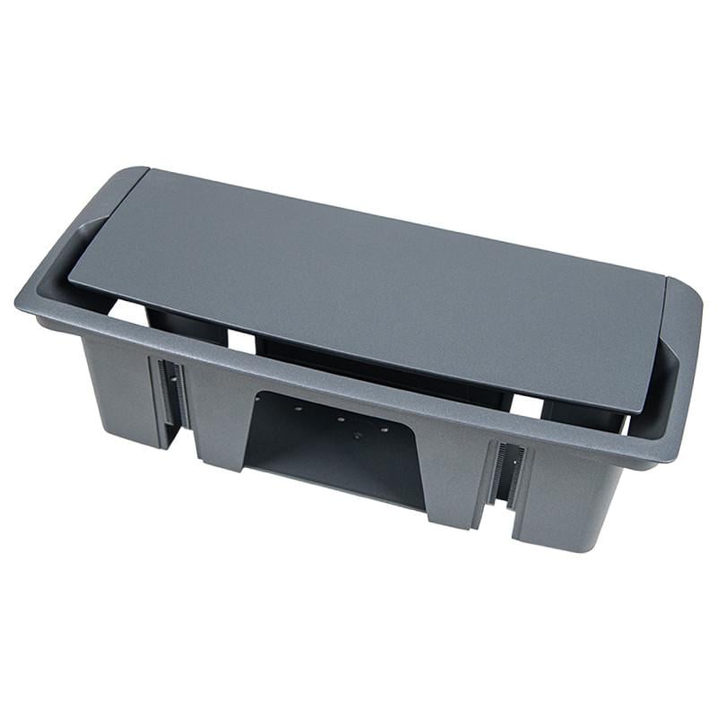 Лючок для блока розеток BASKET полимер Графит