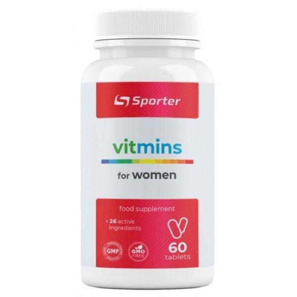 ᐉ Витамины для женщин Sporter Vitmins for Women 60 таблеток