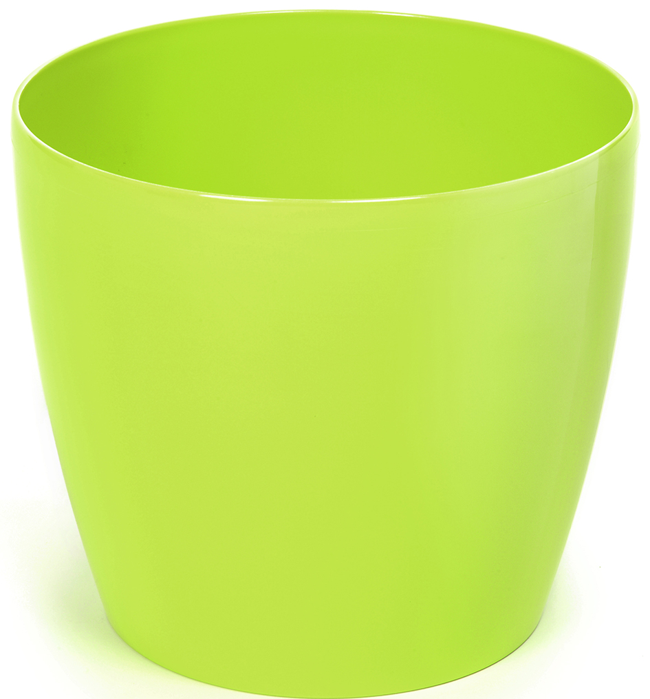 Горщик пластиковий Магнолія 300 мм Лимонний (4961)