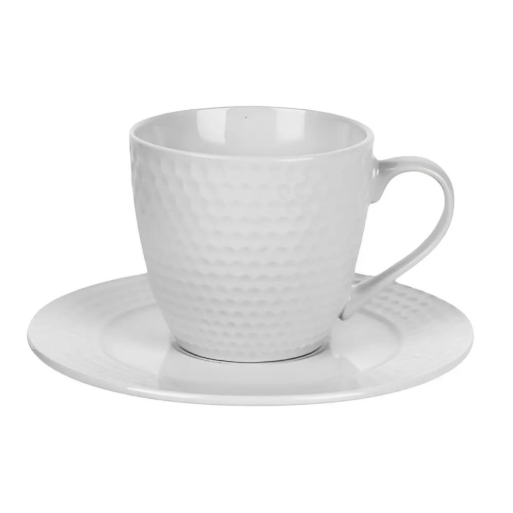 Набор чашек с блюдцем Stenson R96399 фарфоровых 12 пр. 260 мл (9af23851)