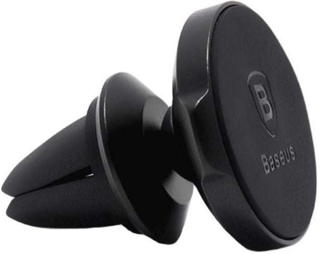 Держатель автомобильный Baseus Small Ears Series Magnetic Car Air Vent Mount Black (SUER-A01)
