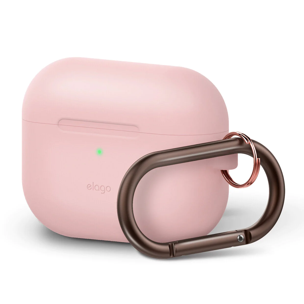 Чехол для наушников с карабином Elago Hang Silicone Case for Airpods Pro, Pink (EAPPOR-HANG-PK)