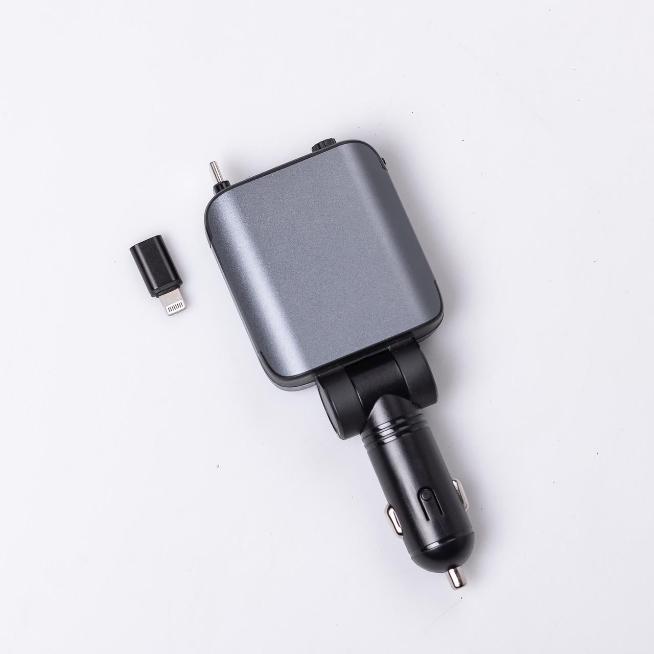 Зарядное устройство автомобильное с LED-проекцией (HP-E1)