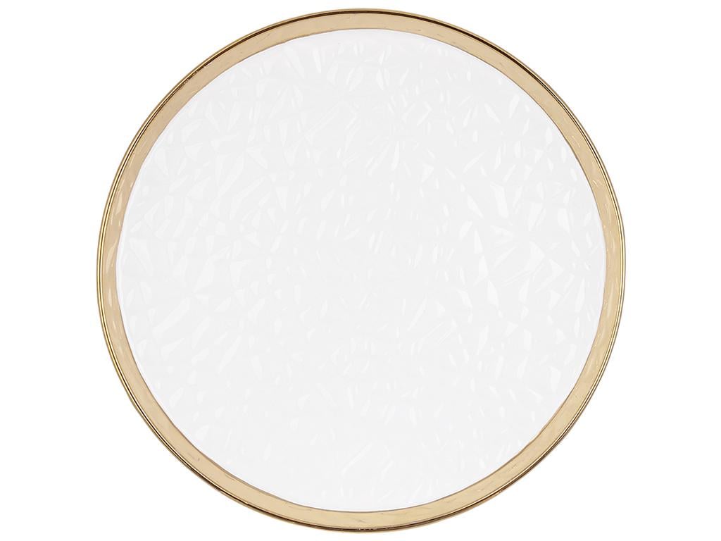 Блюдо фарфоровое с золотым ободком 26,5 см (BDI-988-403) Блюдо фарфоровое с золотым ободком 26,5 см (BDI-988-403)