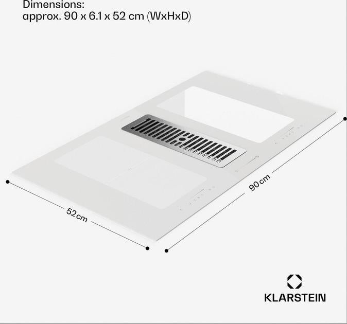 Плита индукционная KLARSTEIN Full House 90 см (10045398) - фото 8