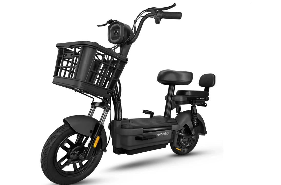 Електровелосипед EvoBike NOVA Mini 600W 48V 12Ah двомісний з кошиком