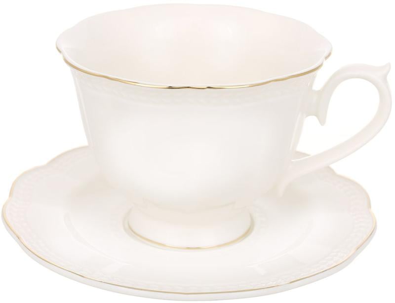 Чайный сервиз Милена 6 чашек 240 мл и 6 блюдец