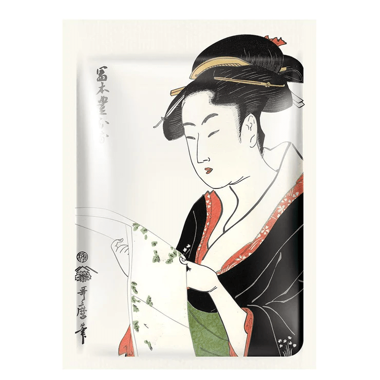 Маска тканевая MITOMO японка экстракт цветков сакуры+жемчуга 1 шт.