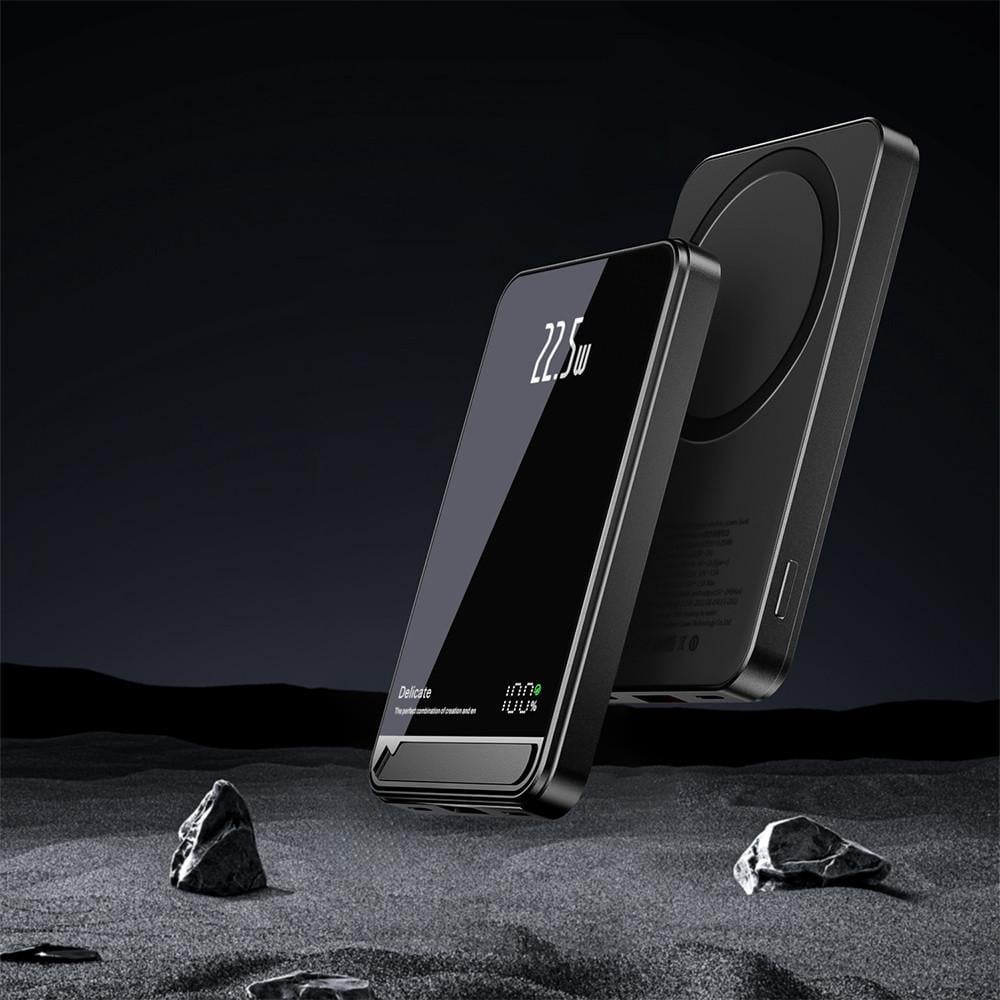 Повербанк з бездротовою зарядкою MagSafe 10000 mAh 20W Powerbank для iPhone з магнітним максейф (27054731) - фото 9