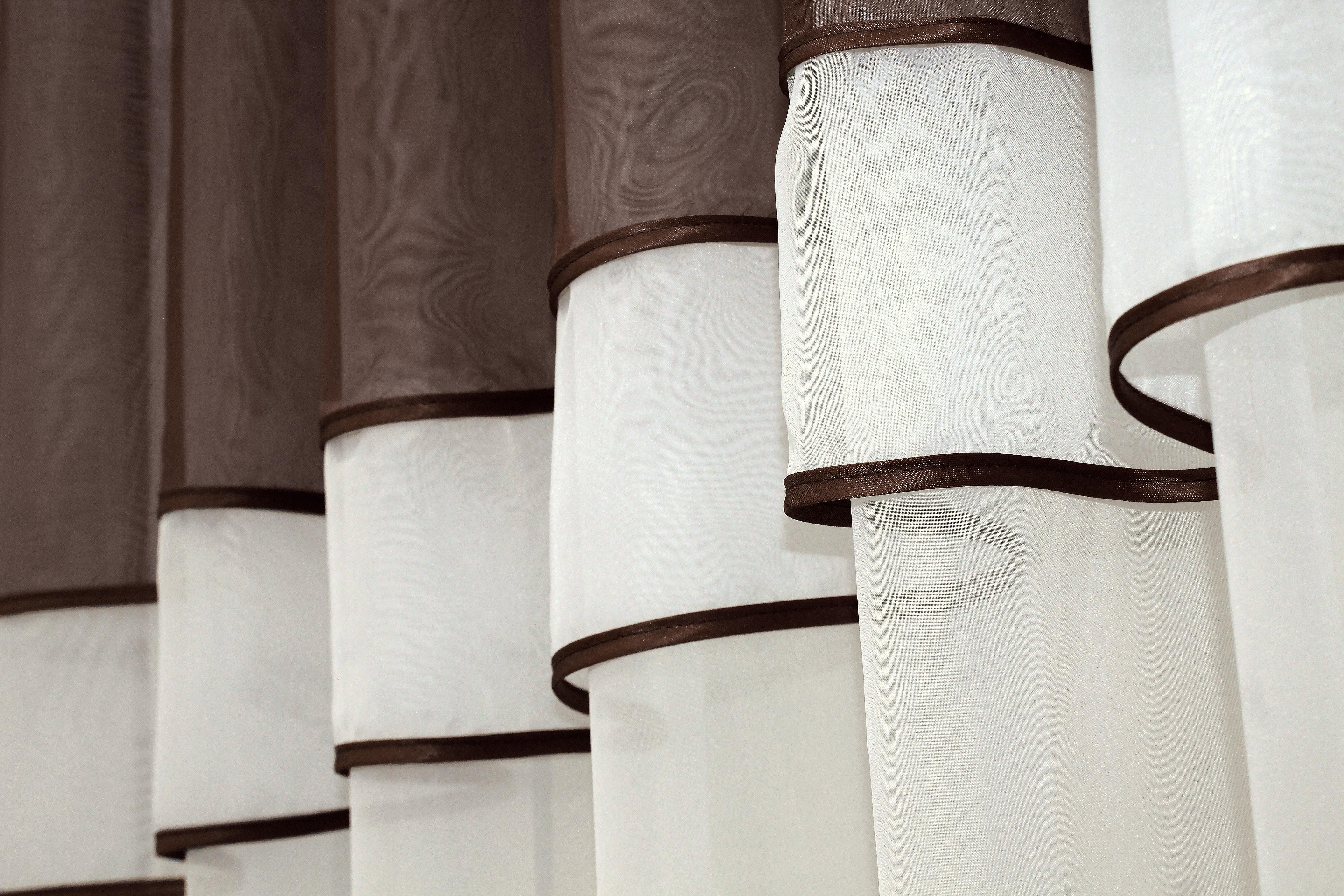 Занавеска кухонная VR-Textil № 018к с ламбрекеном 270х170 см Венге/Молочный (50-214) - фото 4 Занавеска кухонная VR-Textil № 018к с ламбрекеном 270х170 см Венге/Молочный (50-214) - фото 4