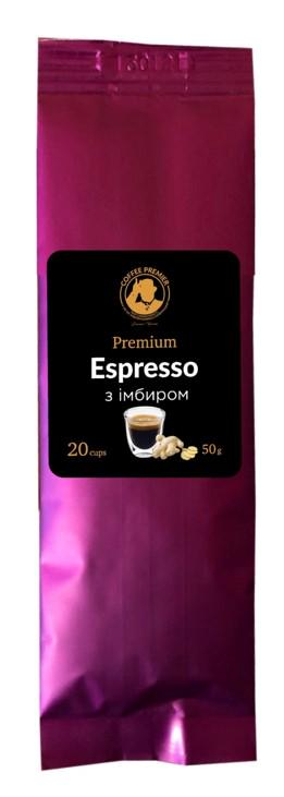 Кофе растворимый Coffee Premier Эспрессо с имбирем 50 г