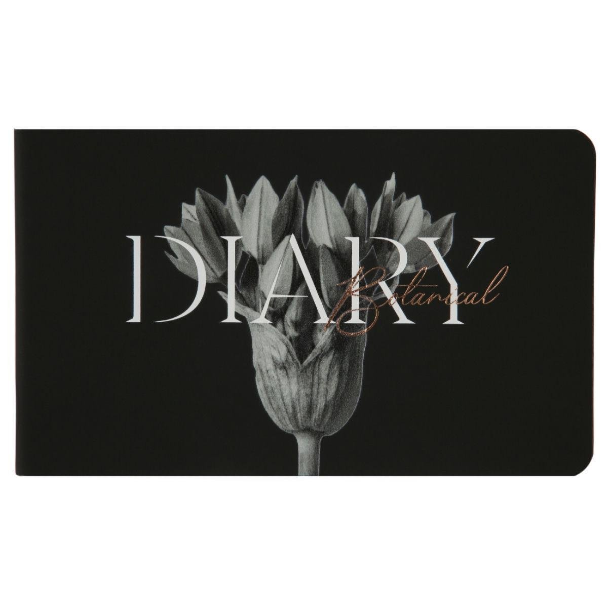 Еженедельник датирован 2026 Leo Planner Botanic 10х17 См 128 стр. Черный (252713)