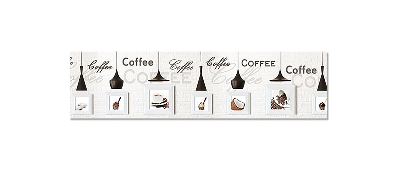 Наклейка виниловая на кухню Zatarga Лампочки Кофе 650х2500 мм (1283915535)