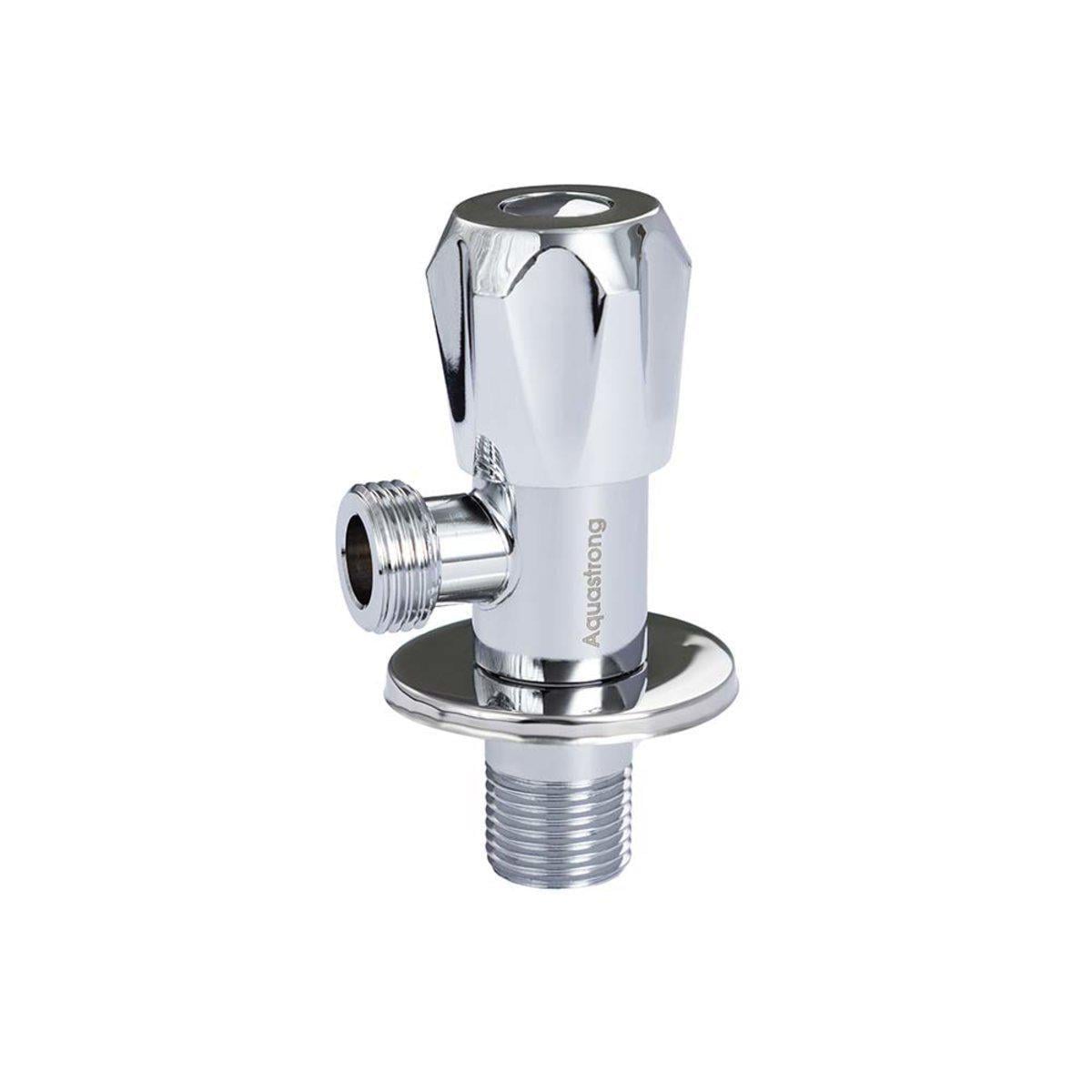Кран кутовий Aquastrong C3 1/2"x3/4" ЗЗ нержавіюча сталь Хром (PUD-C311)