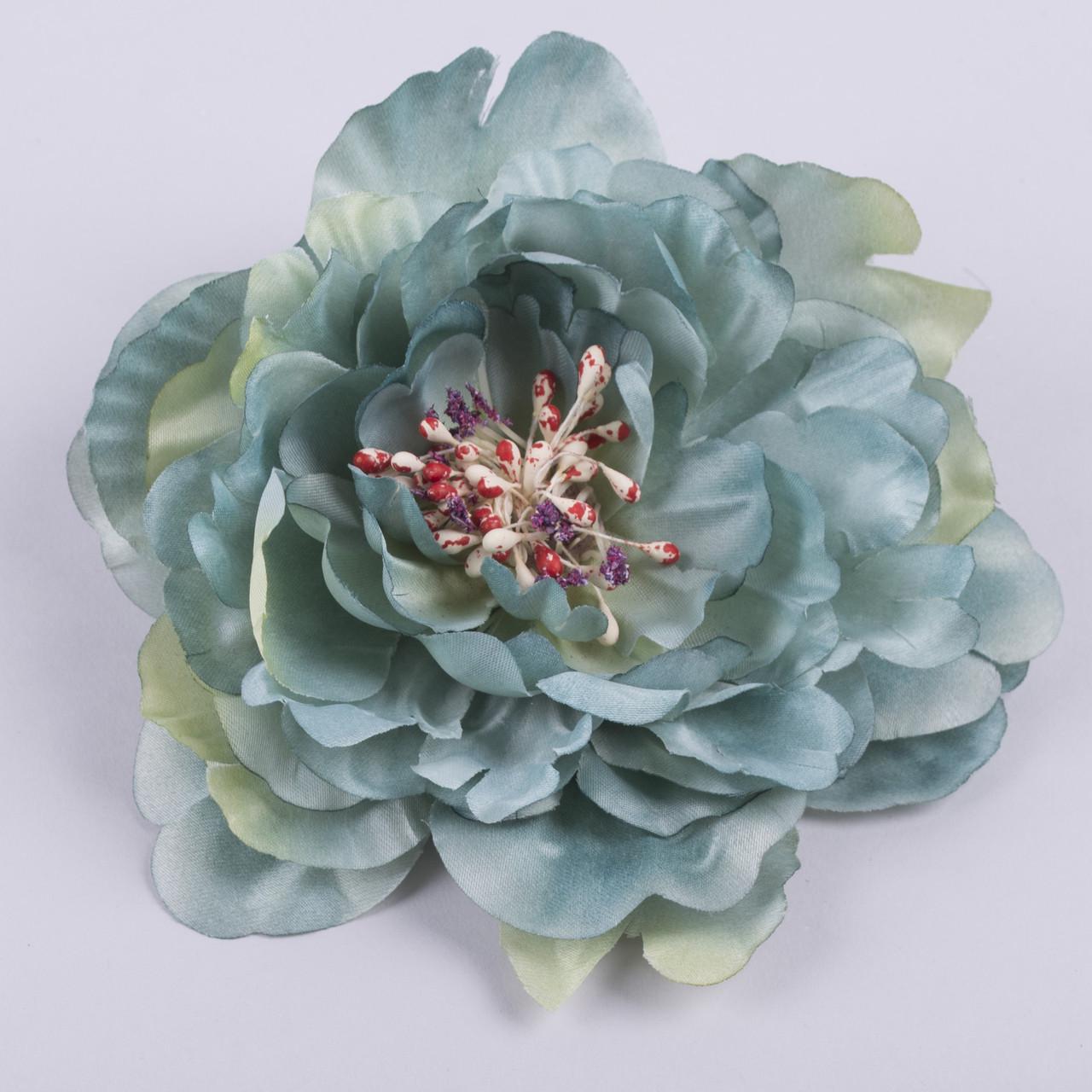 Искусственные цветы Головка пион Лазурный (2539-6)