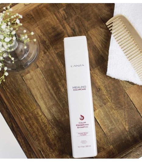 Шампунь питательный для окрашенных волос Lanza Healing ColorCare Color-Preserving Shampoo 300 мл (40010) - фото 2 Шампунь питательный для окрашенных волос Lanza Healing ColorCare Color-Preserving Shampoo 300 мл (40010) - фото 2