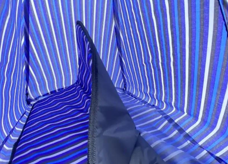 Намет для тварин PetSleep м'який з поліестеру 42x42x40 см Синій/Білий (190-1) - фото 2