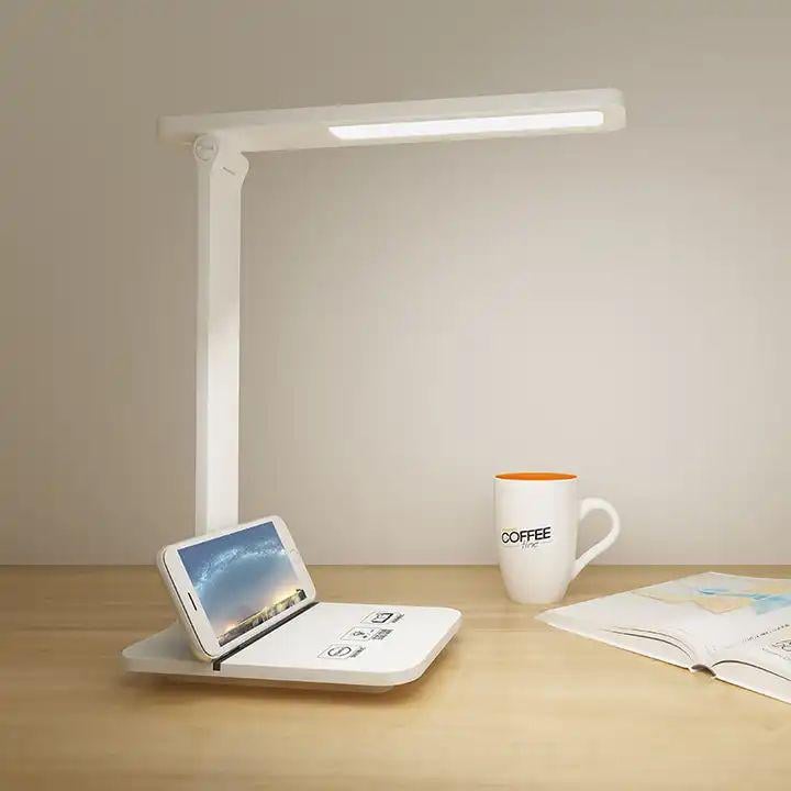 Лампа настольная TD-619S-CD+ c аккумулятором три режима освещения White - фото 3 Лампа настольная TD-619S-CD+ c аккумулятором три режима освещения White - фото 3