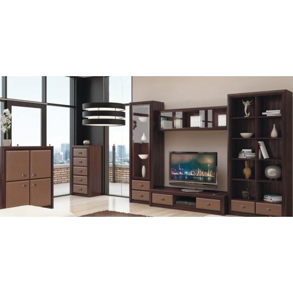 Комплект стінки Gerbor 2 в вітальню з МДФ Коен (7847) Комплект стінки Gerbor 2 в вітальню з МДФ Коен (7847)