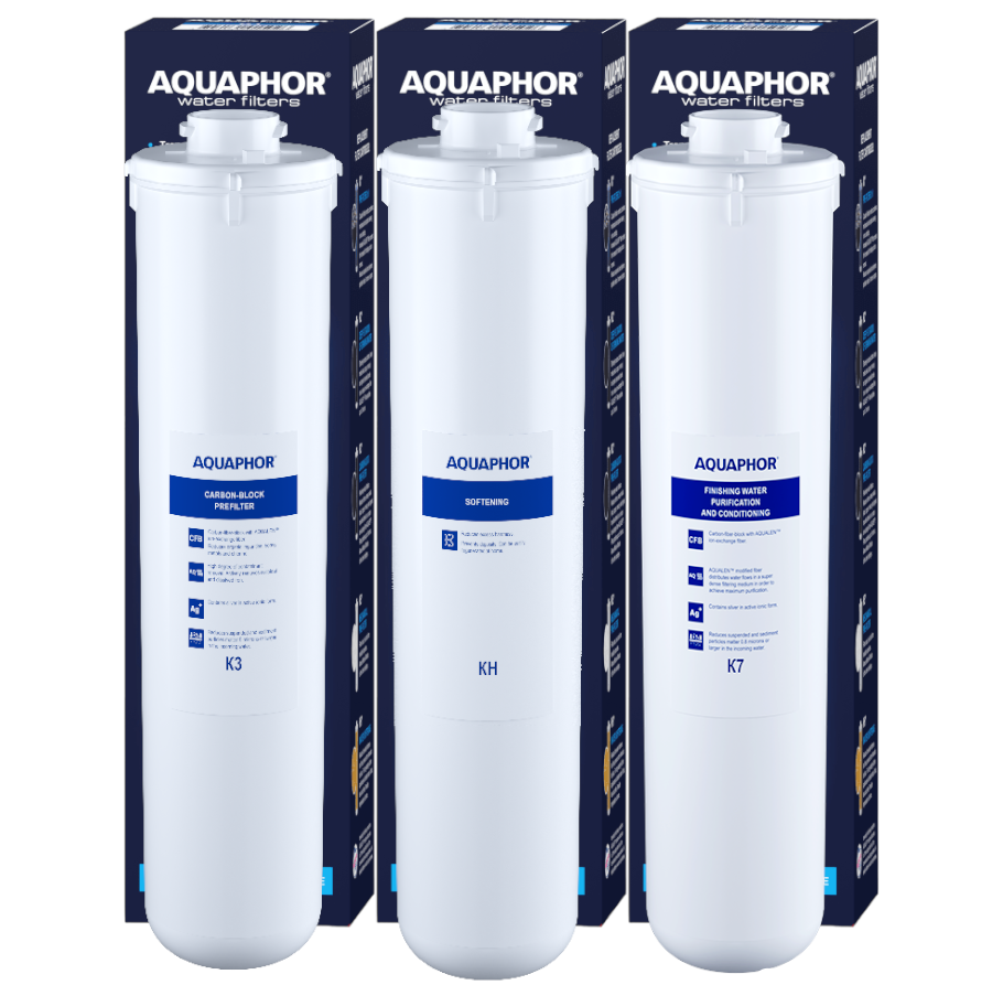 Комплект картриджей Аквафор К3-КН-К7 для фильтра Кристалл (10968102)